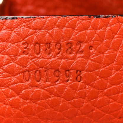 Gucci Pebbled Calfskin Medium Soho Chain Shoulder Bag Sun Orange 7 of 17
