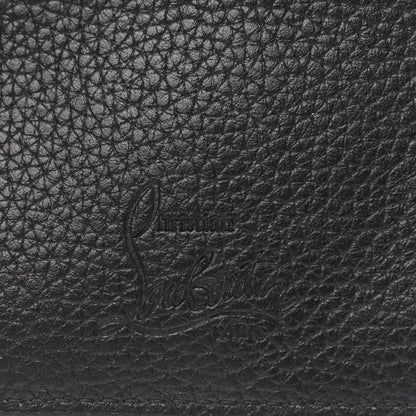 Christian Louboutin Calfskin Kios Studded Card Holder Black 6 of 6