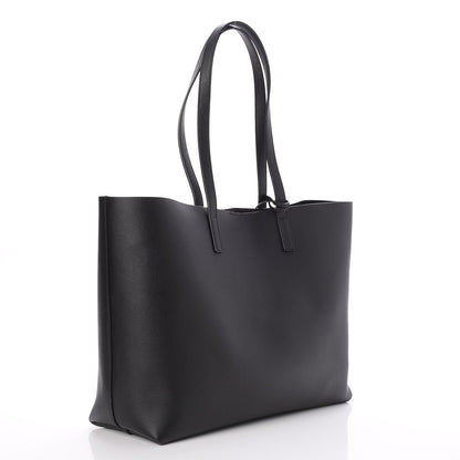 Saint Laurent Calfskin Large Shopping Tote Black 3 of 7