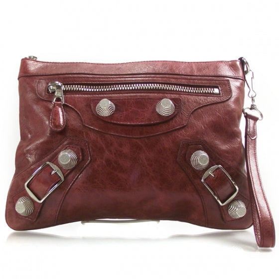 Balenciaga Agneau Flat Handle Clutch GSH 1 of 9