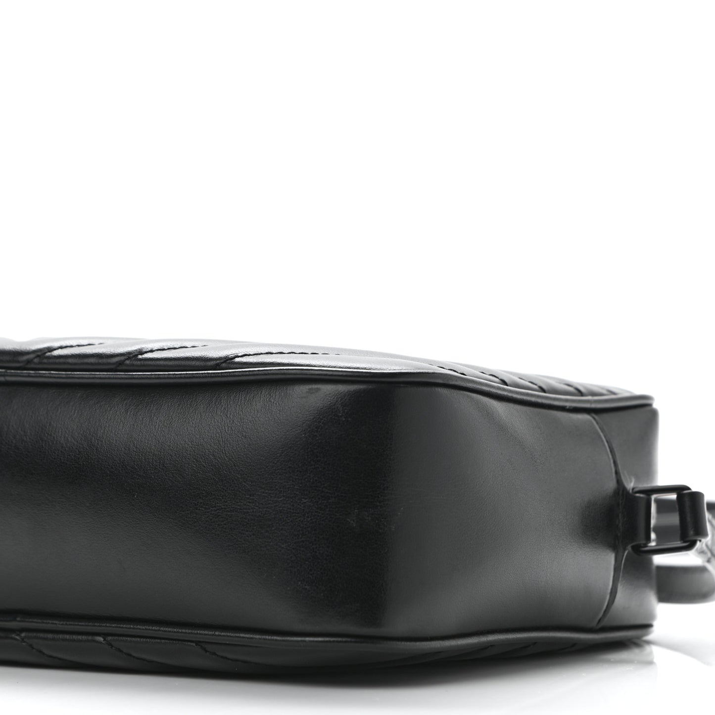 Calfskin Matelasse Monogram Lou Camera Bag Black
