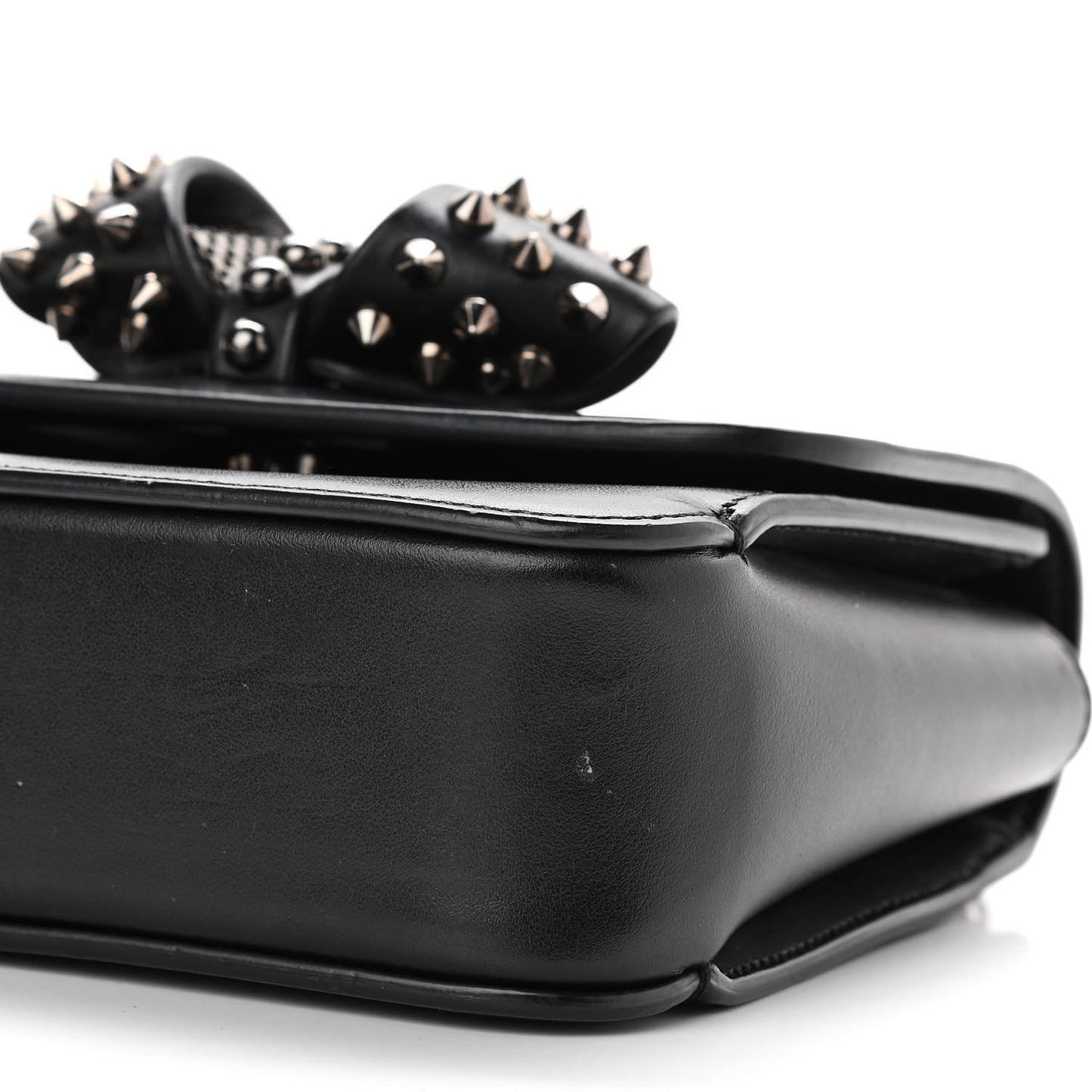 Calfskin Baby Sweety Charity NV Shoulder Bag Black