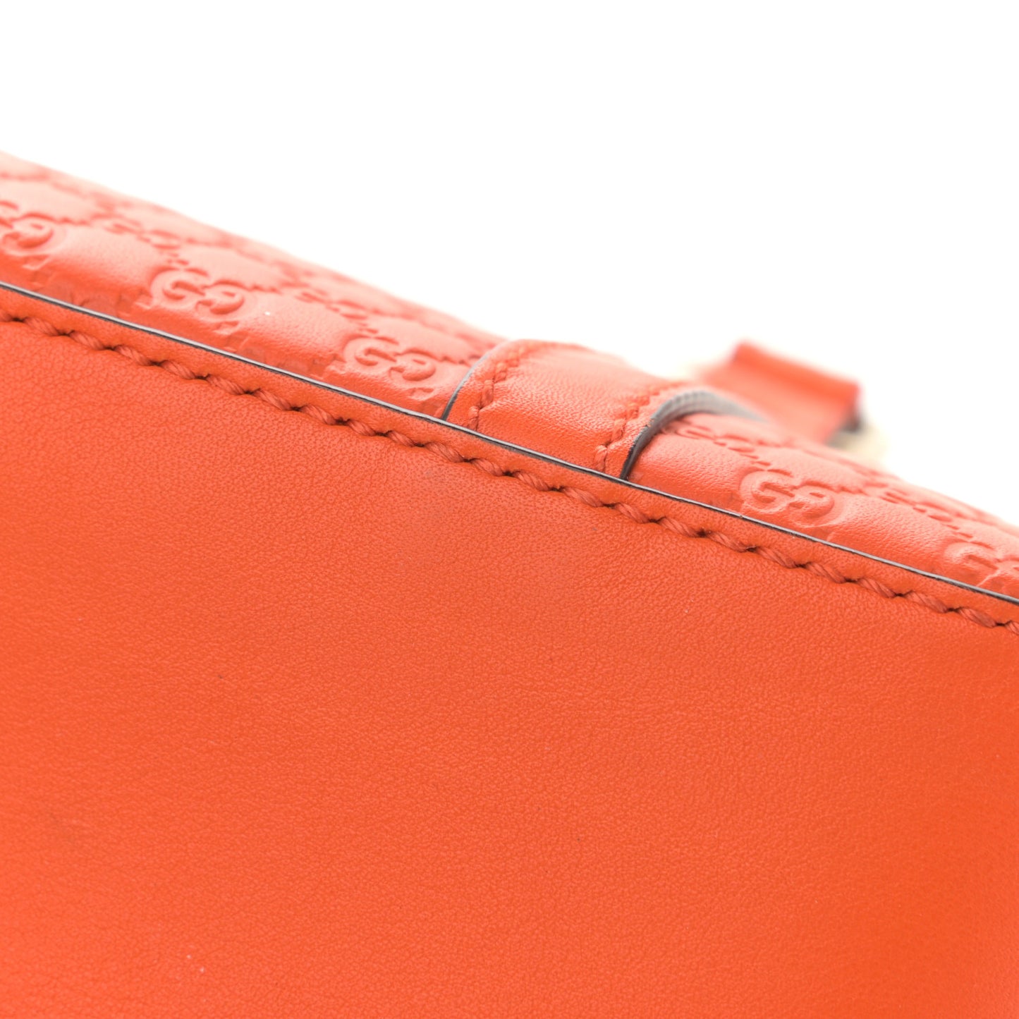 Soft Microguccissima Small Crossbody Bag Sun Orange