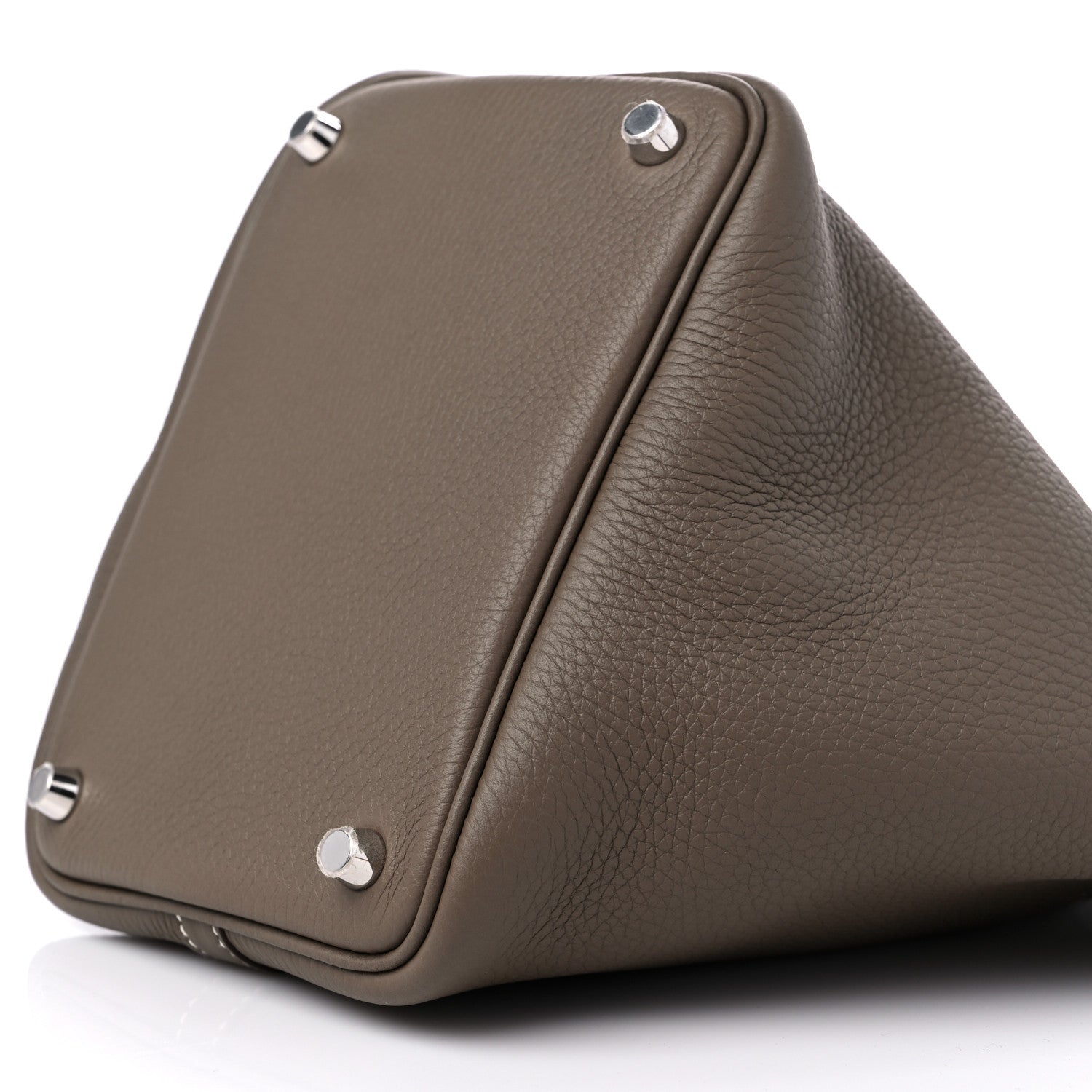 Hermes Taurillon Clemence Picotin Lock 18 PM Etoupe 8 of 8