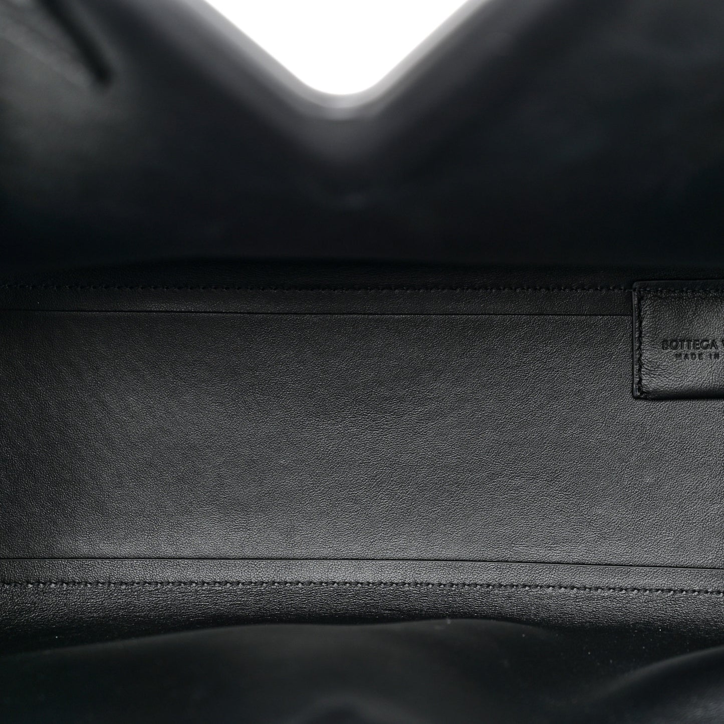 Calfskin Medium The Point Triangle Bag Black