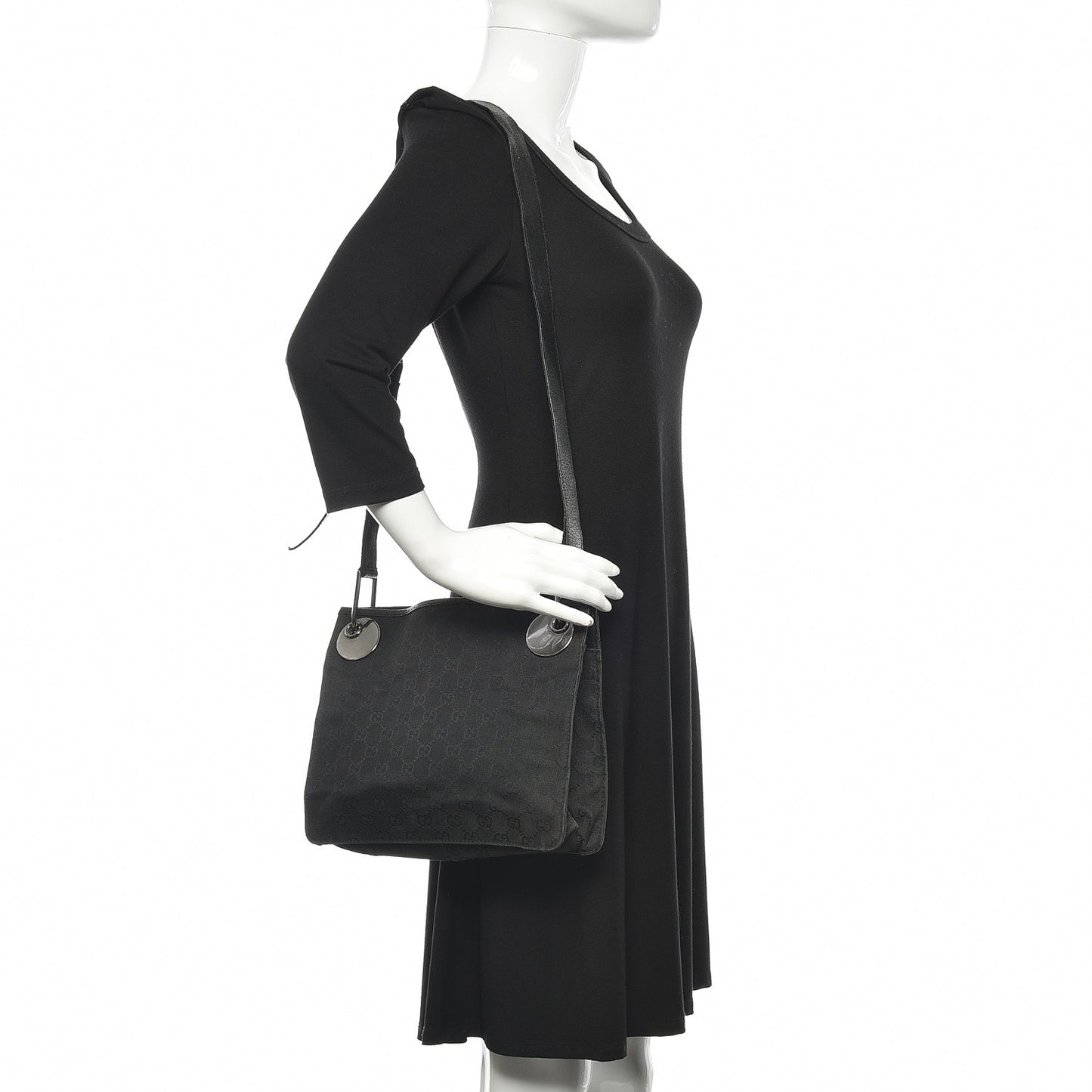 Monogram Eclipse Messenger Bag Black