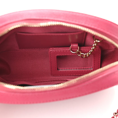 Chanel Caviar Quilted Camera Case Dark Pink 4 of 8