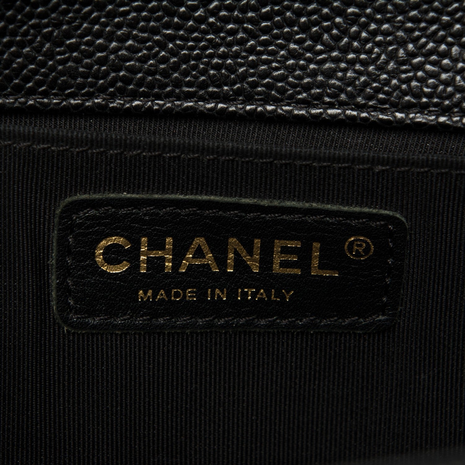 Chanel Caviar Quilted Medium Boy Flap Black 6 of 7