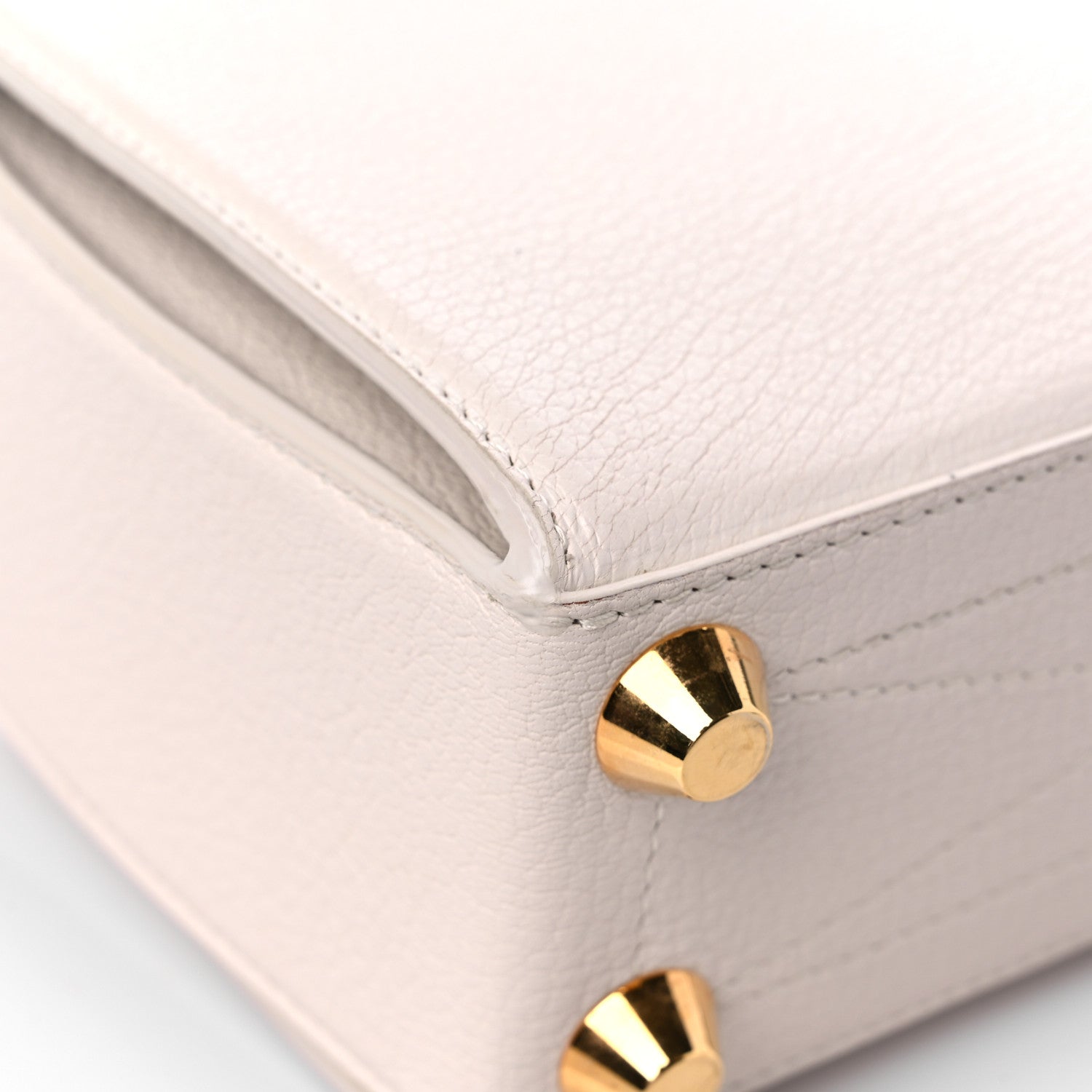Alexander McQueen Silky Amish Grain Calfskin Box Shoulder Bag 19 Off White 9 of 14