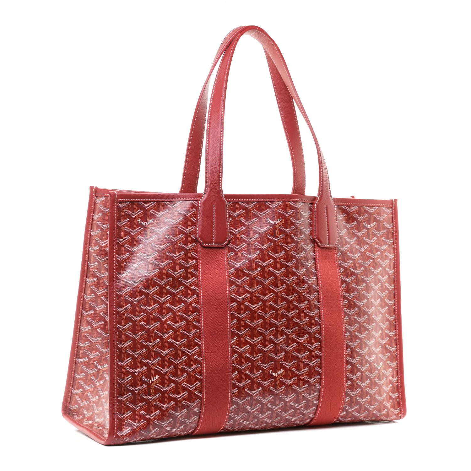 Goyard Goyardine Villette Tote Red 2 of 13