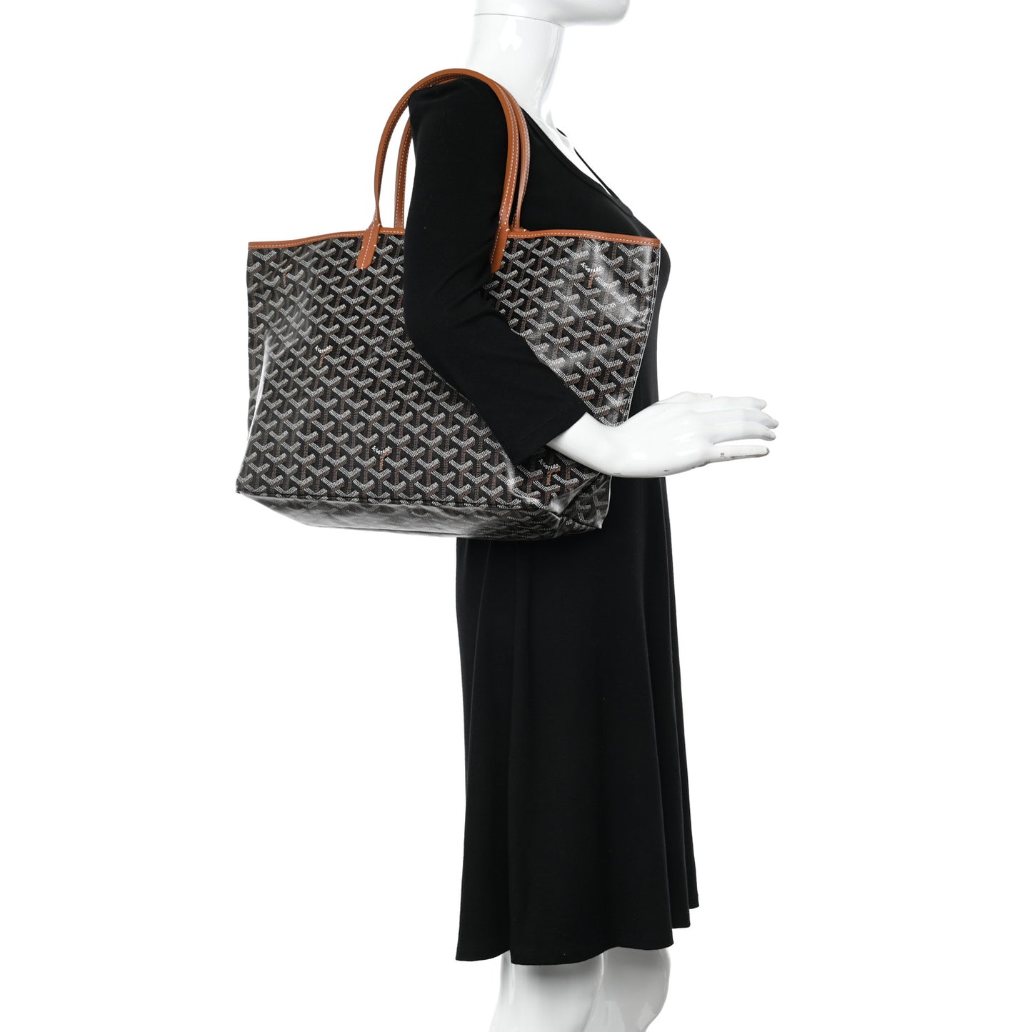 Goyardine Saint Louis PM Black Gold