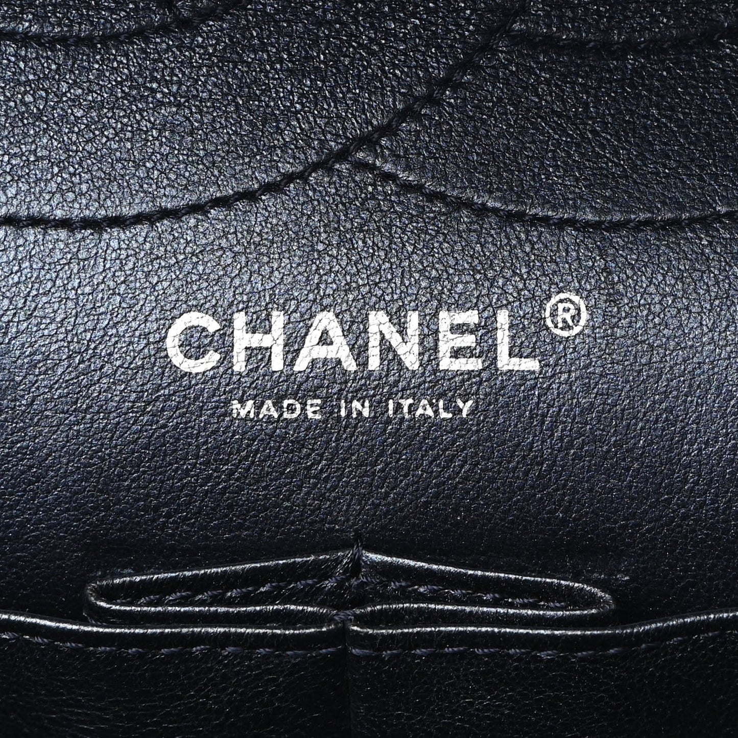 Aged Calfskin Quilted 2.55 Reissue 227 Flap Marine