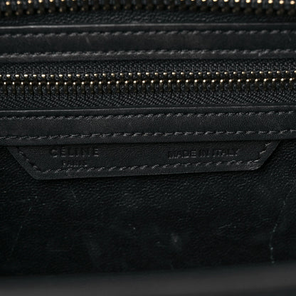 Celine Smooth Calfskin Micro Luggage Black 6 of 9
