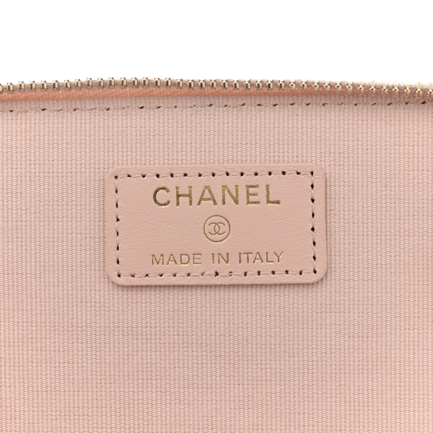 Chanel Caviar Quilted Small Vanity Case With Chain Light Beige 6 of 11