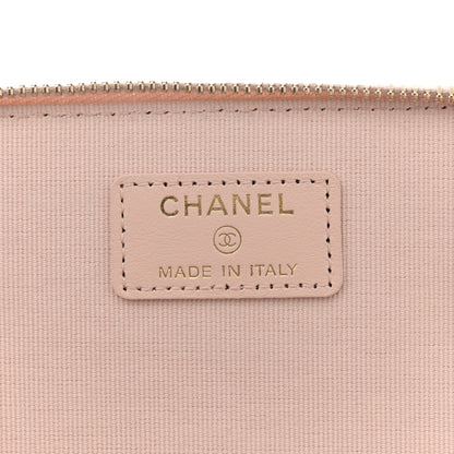 Chanel Caviar Quilted Small Vanity Case With Chain Light Beige 6 of 11