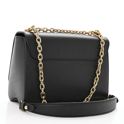 Louis Vuitton Epi Twist Shoulder Bag MM Black 3 of 10