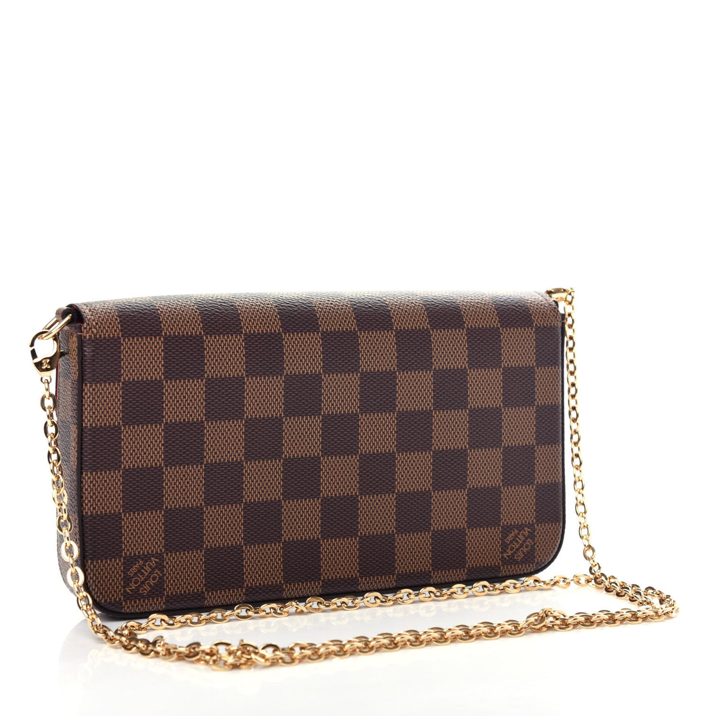 Damier Ebene Pochette Felicie Chain Wallet