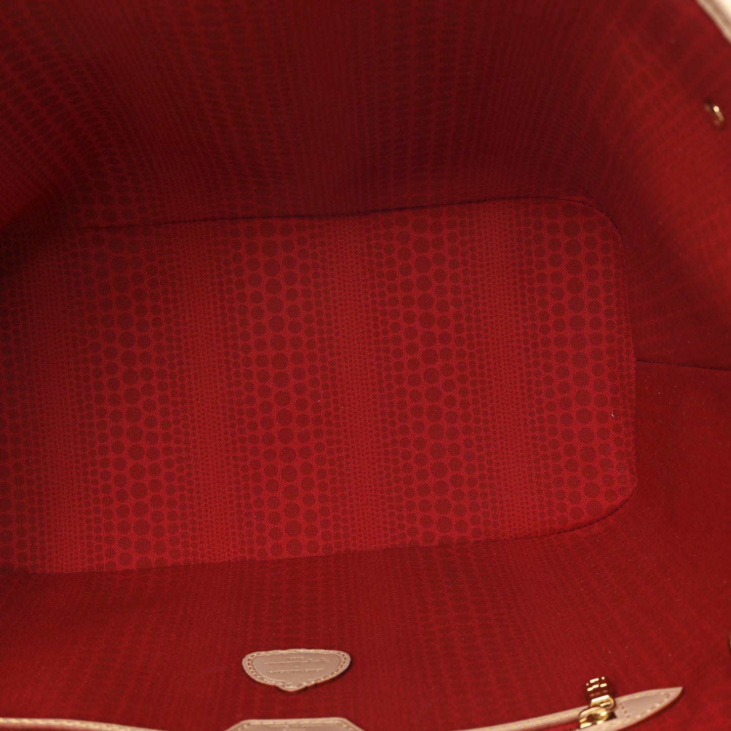 LV X YK Monogram Dots Neverfull MM