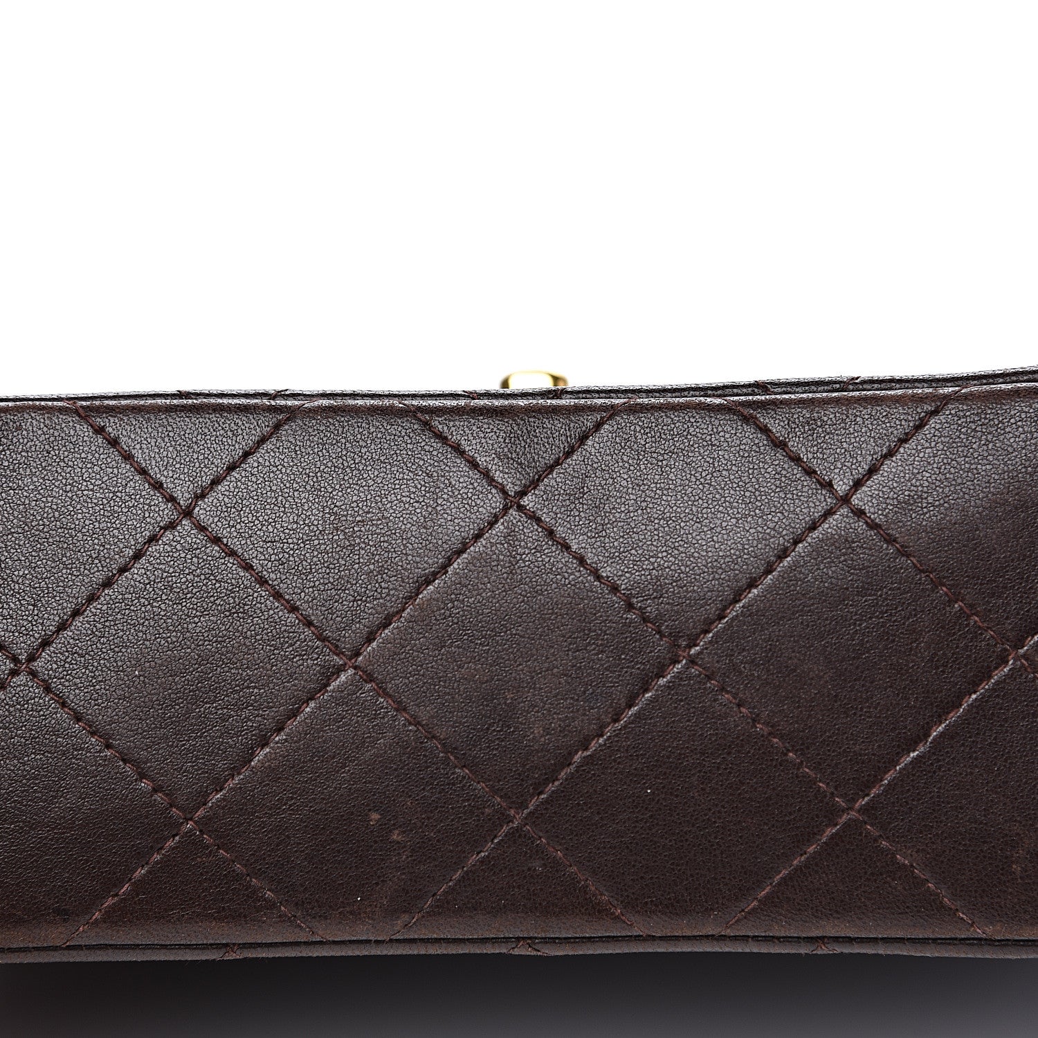 Chanel Lambskin Quilted Mini Square Flap Brown 13 of 14