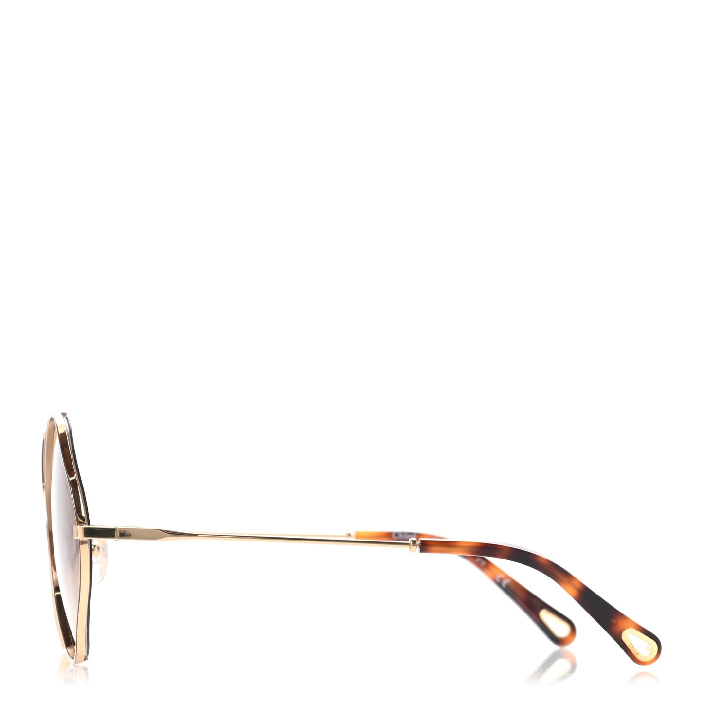 Metal Oversized Sunglasses CE159S Gold