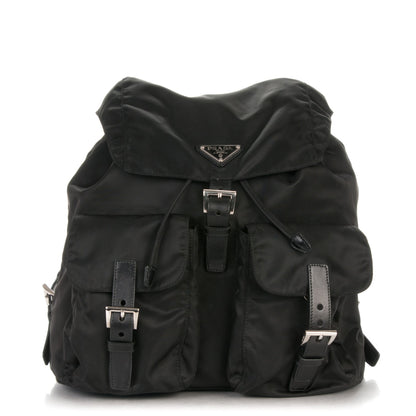 Prada Nylon Vela Medium Backpack Black 1 of 7