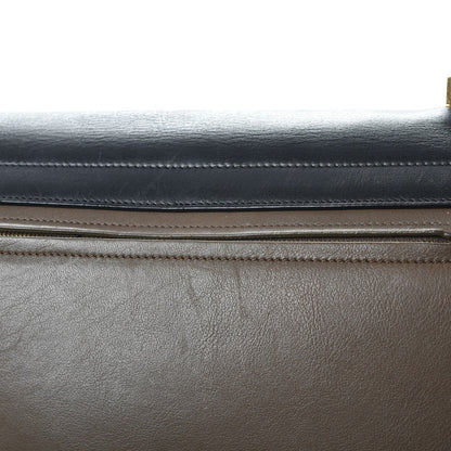 Celine Calfskin Suede Tri-color Large Trapeze Olive 8 of 22