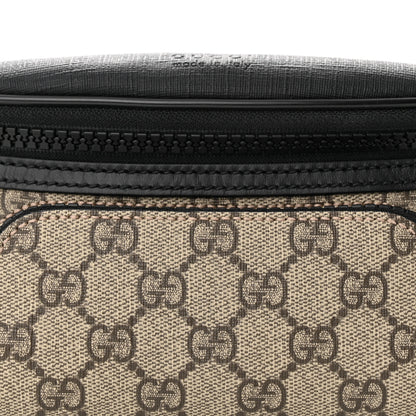 Gucci GG Supreme Monogram Belt Bag Black 8 of 14
