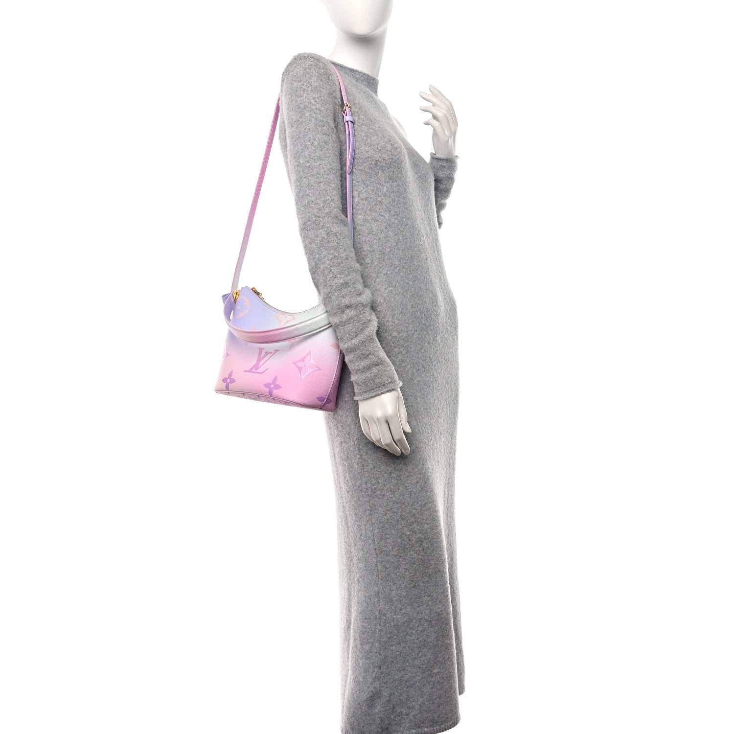 Louis Vuitton Monogram Giant Spring In The City Marshmallow Hobo PM Sunrise Pastel 2 of 9