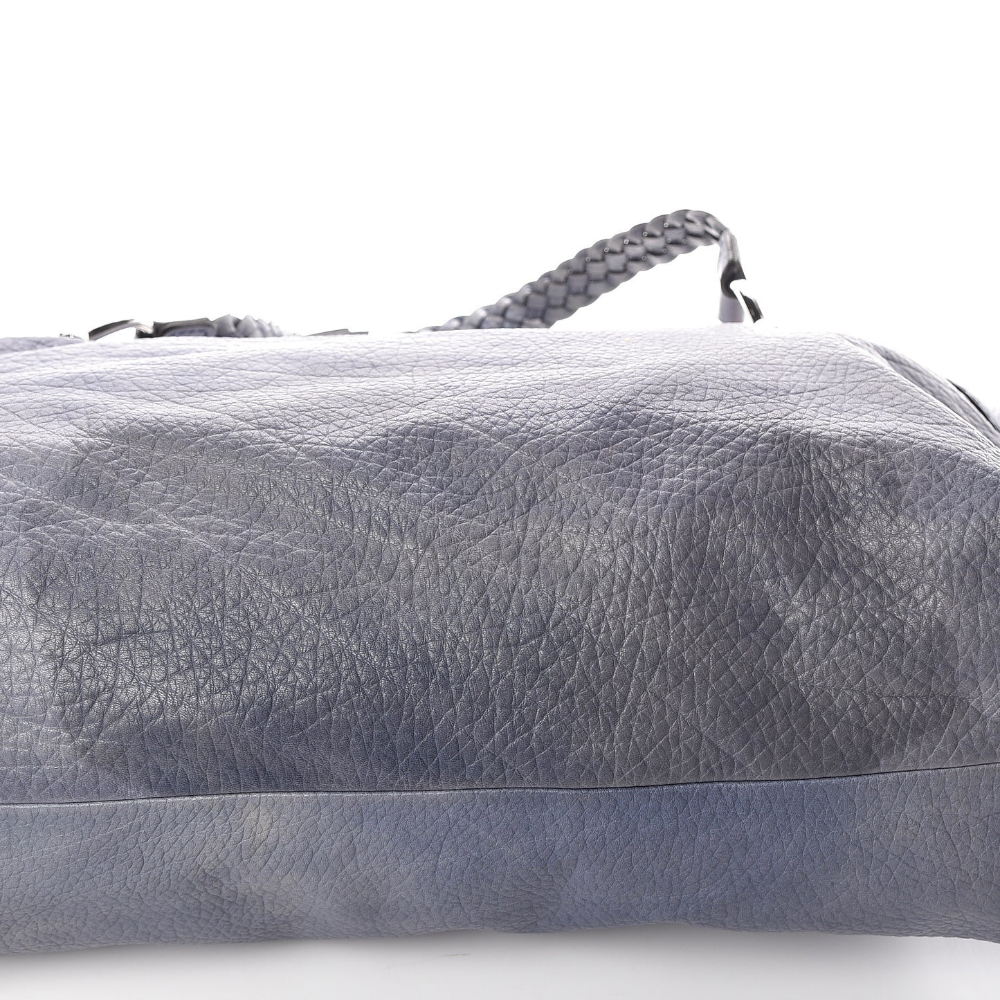 Calfskin Medium Bamboo Bar Shoulder Bag Blue