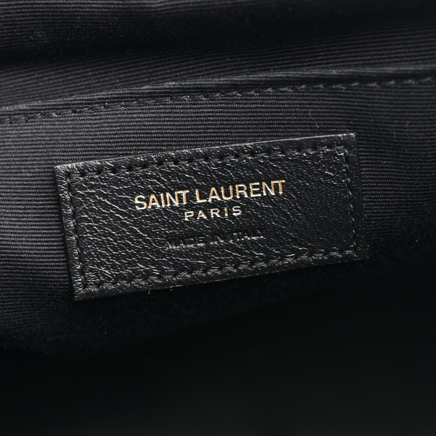 Saint Laurent Calfskin Matelasse Monogram Lou Camera Bag Navy 5 of 11