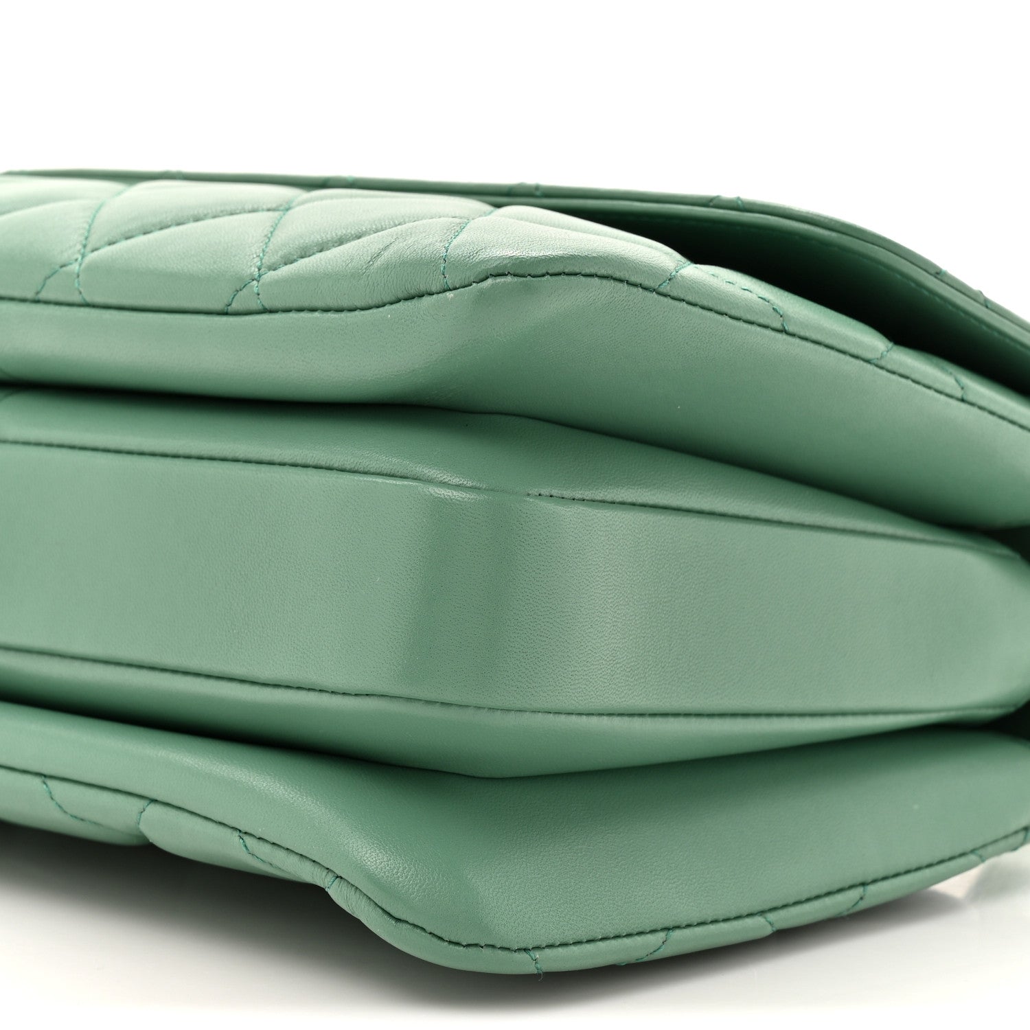 Chanel Lambskin Quilted Small Trendy CC Flap Dual Handle Bag Light Green 10 of 11