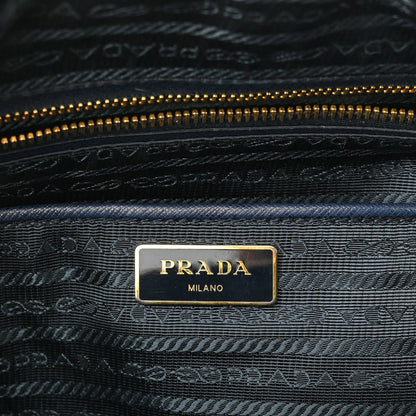 Prada Saffiano Lux Bowling Bag Baltico Talco 6 of 15