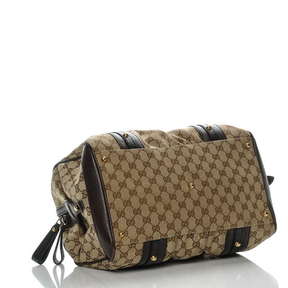 Gucci Monogram Interlocking Medium Boston Dark Brown 4 of 7