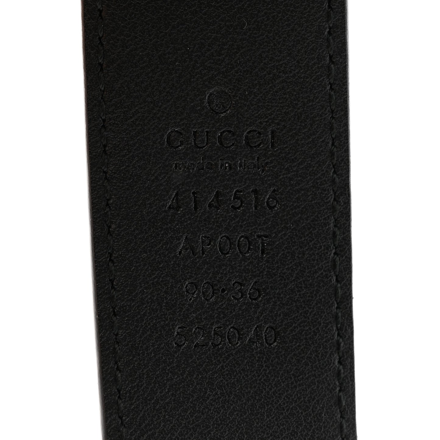 Calfskin Double G 30mm Belt 90 36 Black