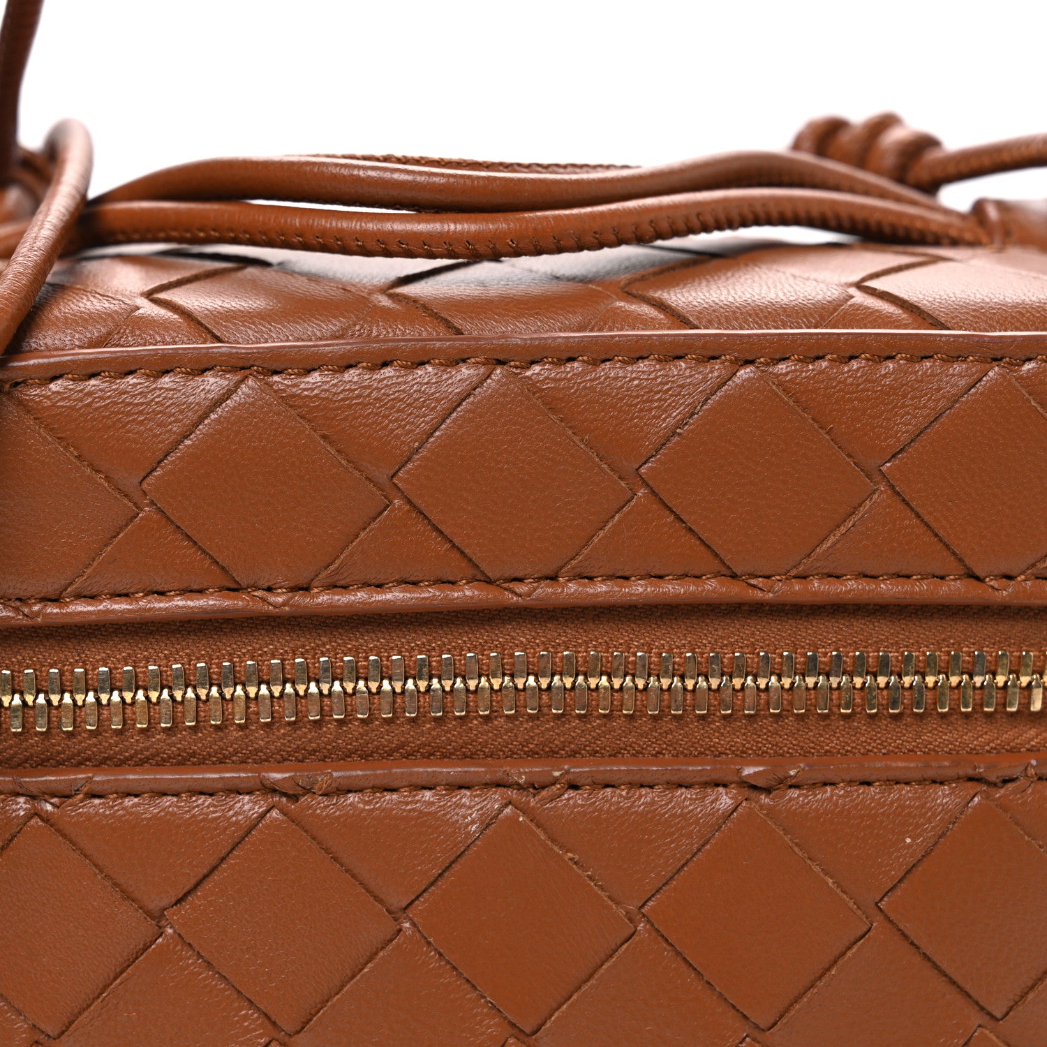 Bottega Veneta Nappa Intrecciato Small Vanity Case Wood 1790624