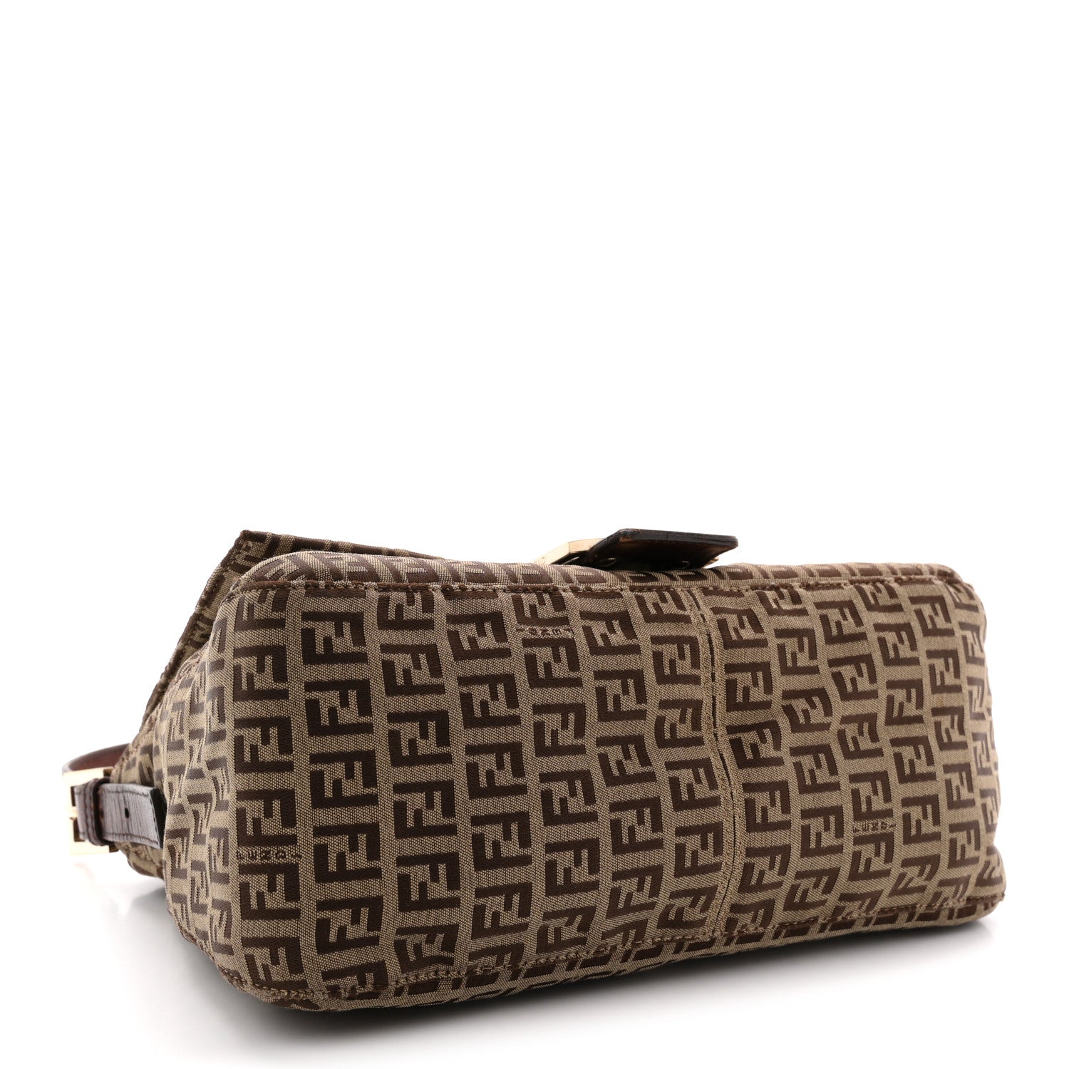 Fendi Zucchino Vitello Mama Baguette Mogano Panna Bruciato 4 of 13