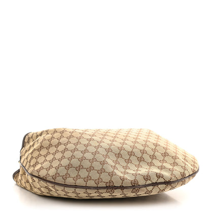 Gucci Monogram Large Wave Hobo Dark Brown 4 of 13