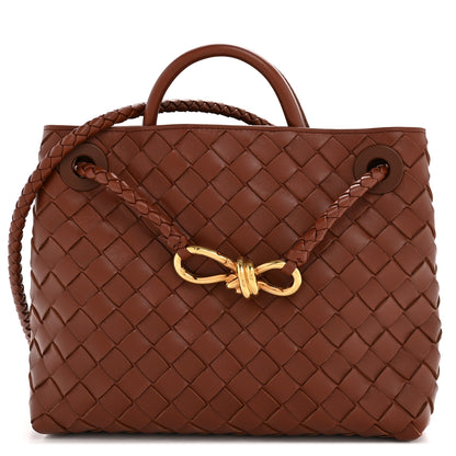 Bottega Veneta Nappa Intrecciato Small Andiamo Shoulder Bag Sapele 1 of 11