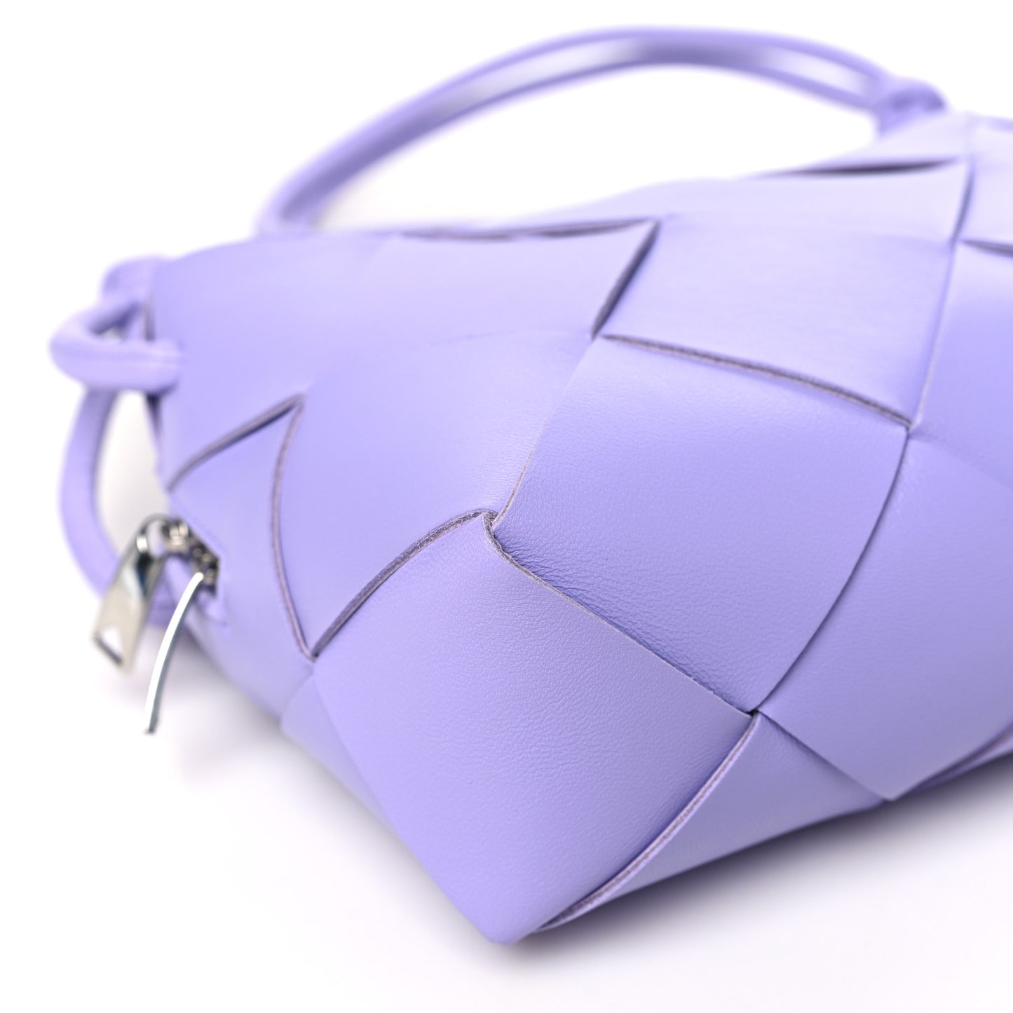 Lambskin Maxi Intrecciato Small Cassette Camera Bag Wisteria