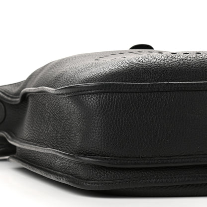 Hermes Taurillon Clemence Evelyne III PM Black 7 of 9