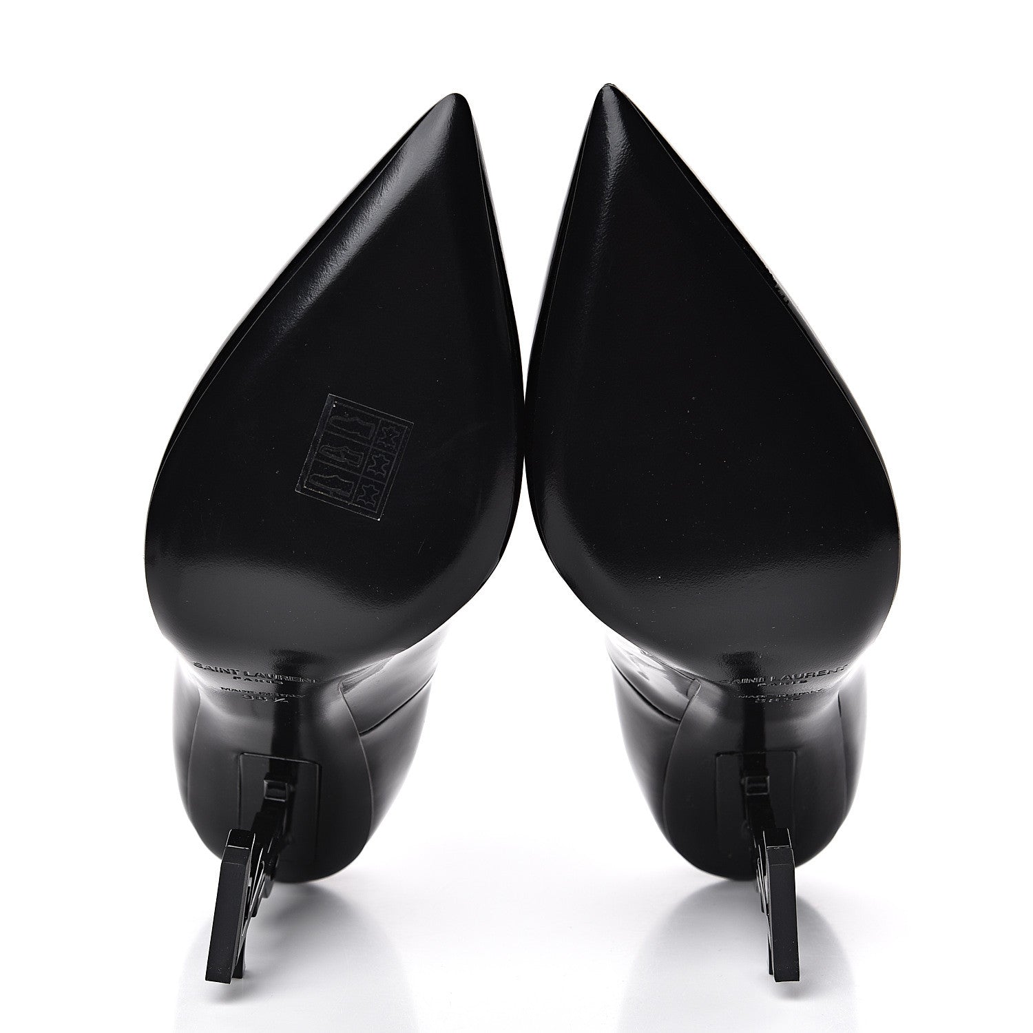 Saint Laurent Patent Opyum 110 Pumps 38.5 Black 5 of 9