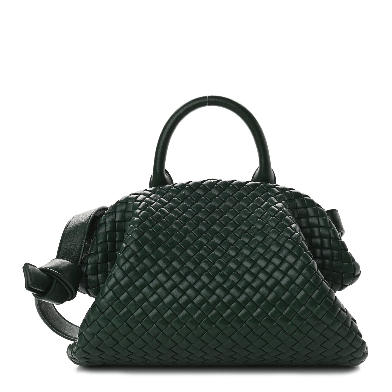 Bottega Veneta Nappa Intrecciato Small Padded The Handle Tote Raintree 1 of 9