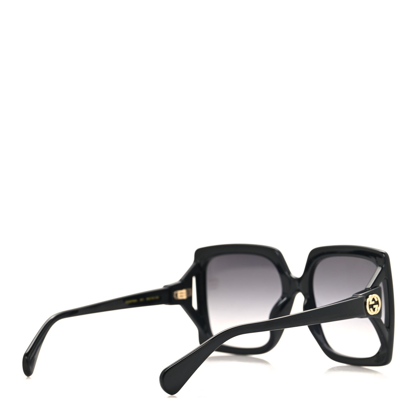 Acetate Square Frame Sunglasses GG0876SA Black