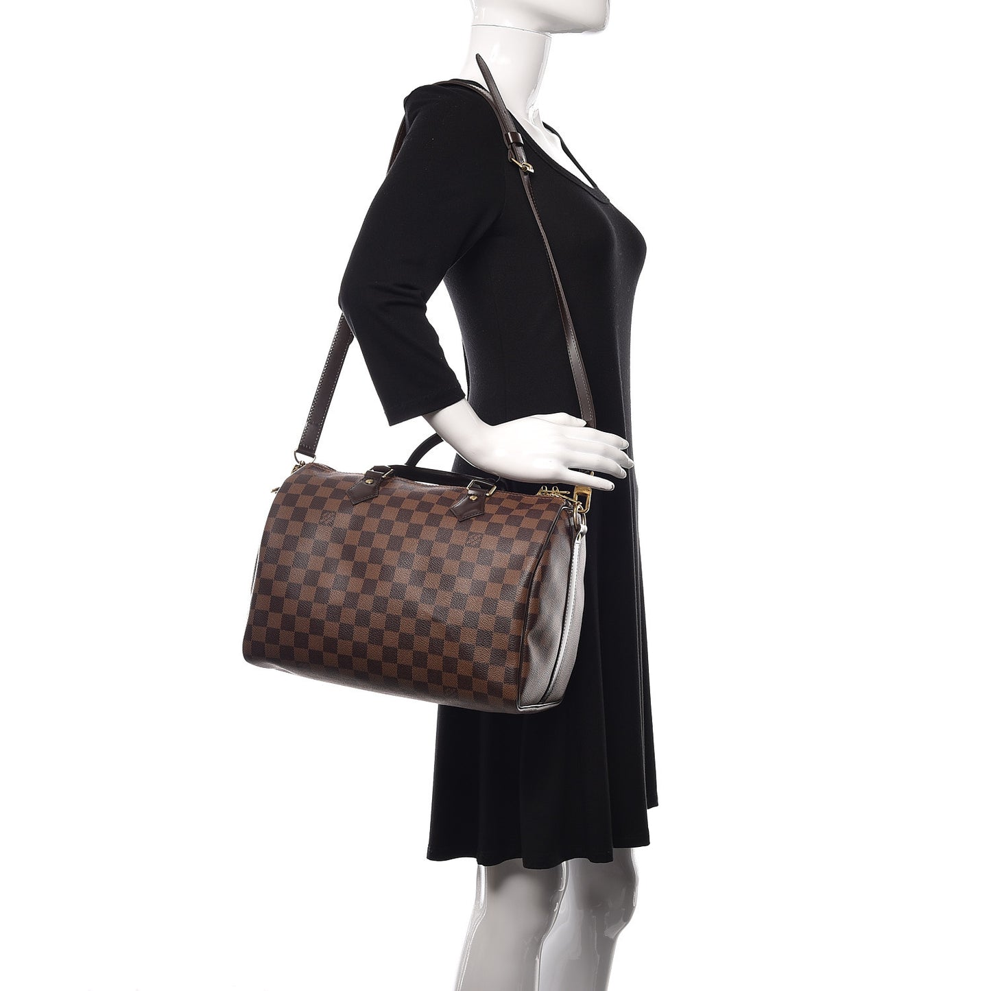 Damier Ebene Speedy Bandouliere 30