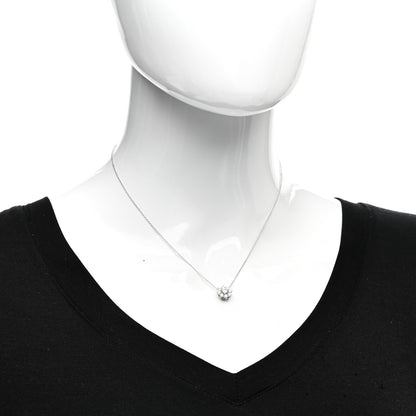 Harry Winston Platinum Diamond Petite Sunflower Pendant Necklace 2 of 5