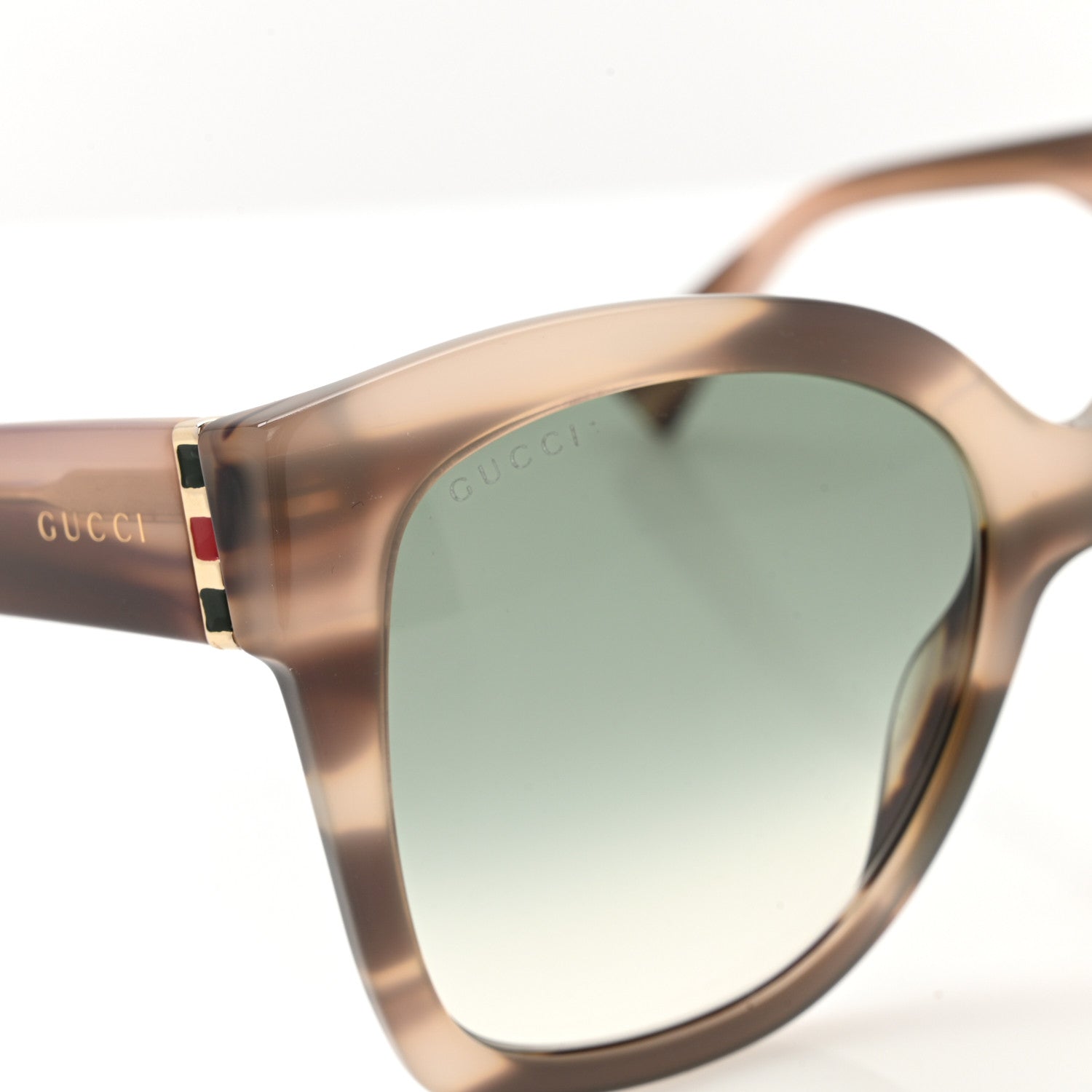 Gucci Acetate Square Frame Sunglasses GG0459S Tortoise Grey 7 of 7