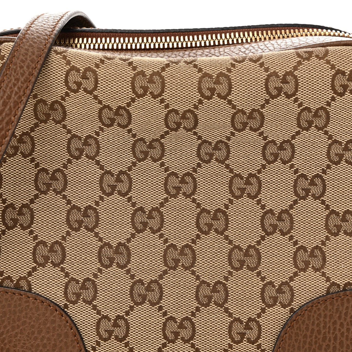 Monogram Mini Bree Messenger Bag Beige Tabacco