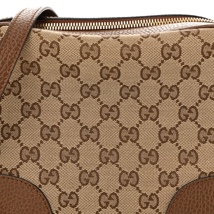 Gucci Monogram Mini Bree Messenger Bag Beige Tabacco 8 of 10