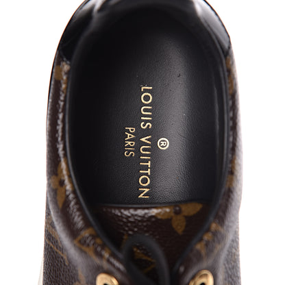 Louis Vuitton Patent Monogram Frontrow Sneakers 37 10 of 12