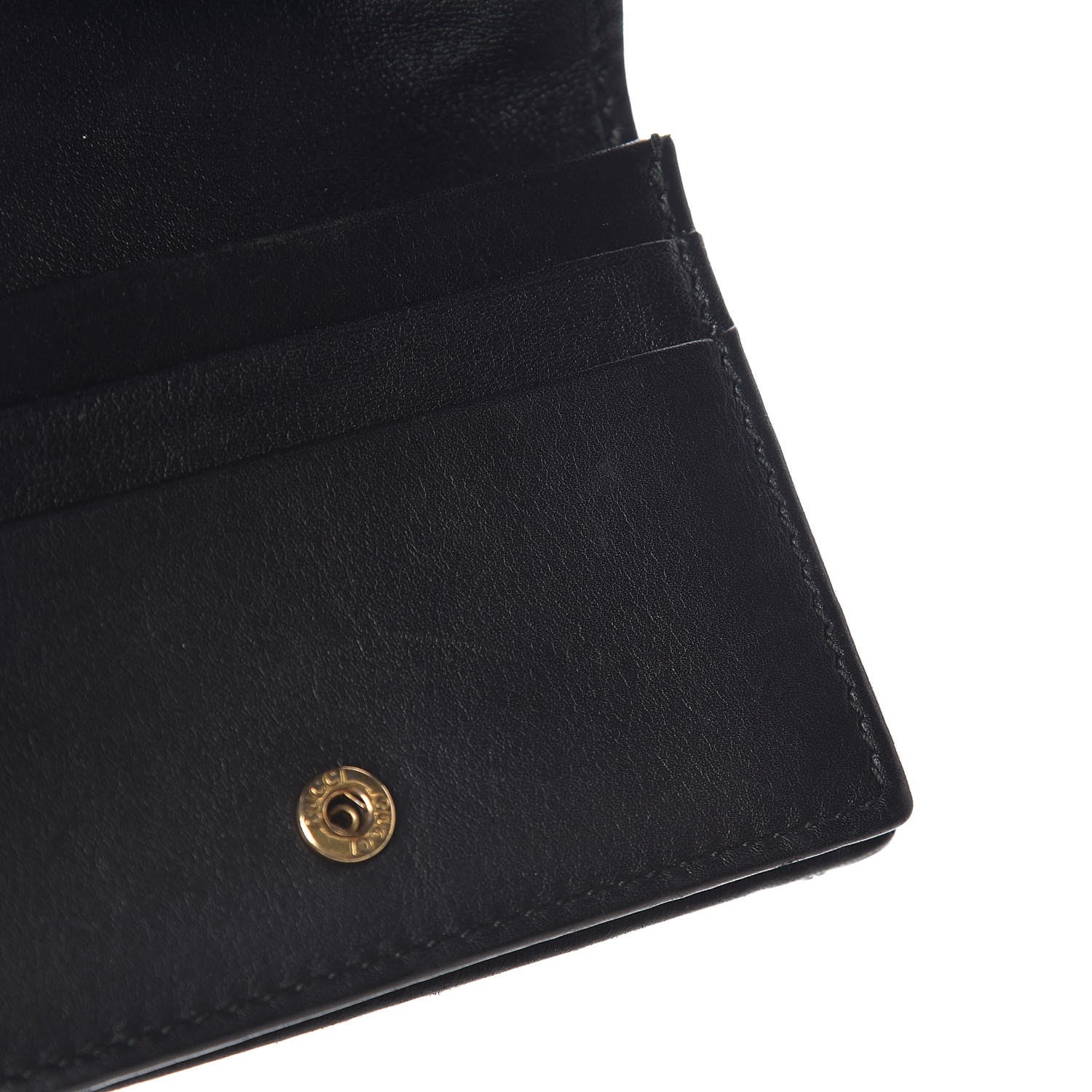 Gucci Calfskin Matelasse GG Marmont Card Case Black 8 of 11